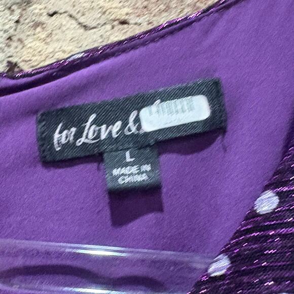 For Love and Lemons La Villette Mini Dress in Purple Size Medium - Picture 8 of 9